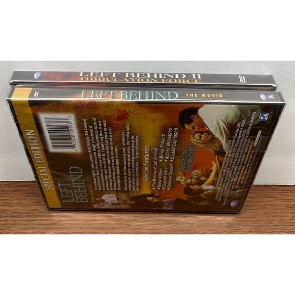 Left Behind DVD Movie Lot Special Edition and II Tribulation Force Kirk Cameron - Picture 6 of 6